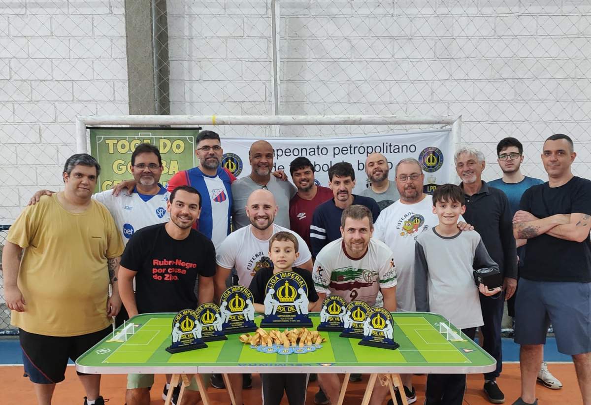 Rafael Nacional é bicampeão municipal de futebol de mesa em Petrópolis; Serrano FC também é bicampeão no ranking por equipes 